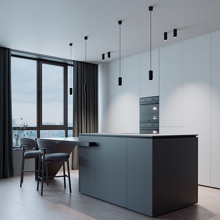 Подвесной светильник Nubis GU10 чёрный 50122/1 Elektrostandard - фото