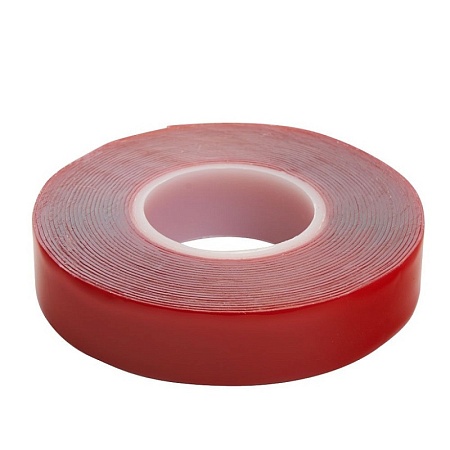 Скотч двусторонний на полипропиленовой основе STEKKER INTP6-48-10 48мм*10м, прозрачный , белая подложка - фото