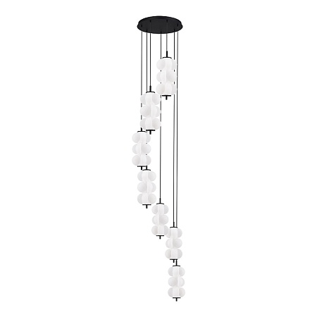 Светильник подвесной ST-Luce Черный/Белый LED 7*8W 3000K SL6121.403.07 - фото