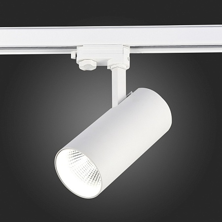 Св-к трек. Белый LED 1*40W 3000K 3 200Lm Ra>90 38° IP20 L190xW85xH265 165-265V ST661.536.40 - фото