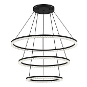Светильник подвесной ST-Luce черный/прозрачный LED 1*130W 4000K SL1018.403.03