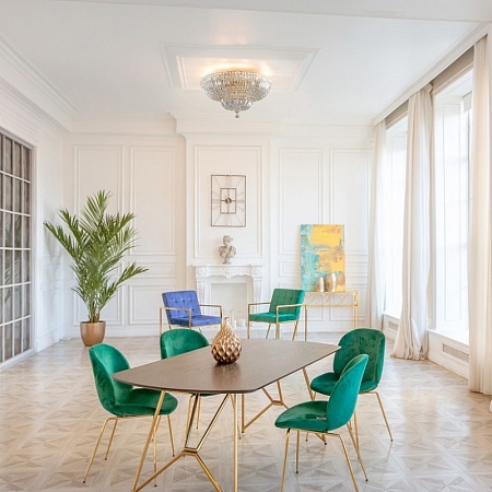 Люстра Maytoni Basfor DIA100-CL-16-G - фото