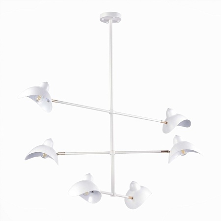 Люстра подвесная ST-Luce Белый/Белый E14 6*60W SL1801.503.06 - фото