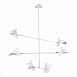 Люстра подвесная ST-Luce Белый/Белый E14 6*60W SL1801.503.06 - фото