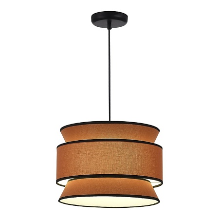 Светильник подвесной ST-Luce Черный/Кирпичный, Черный E27 1*40W SL1354.403.01 - фото
